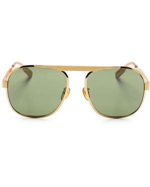 Gucci パイロット サングラス - グリーン