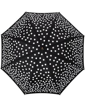 Moschino Patterned Umbrella - Schwarz