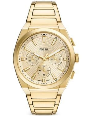 Fossil Everett Chronograph 44Mm - Mettallic