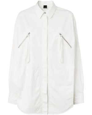 Pinko Zipped Pockets Shirt - White
