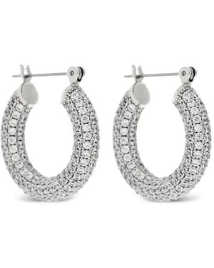Luv Aj Baby Amalfi Creolen Mit Pavé-Fassung - Mettallic