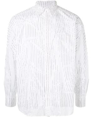 Doublet Striped Shirt - White