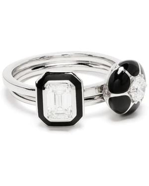 Selim Mouzannar 18Kt Rotgoldringe Mit Diamanten - Mettallic