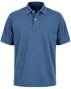 Handvaerk Relaxed Polo Shirt - Blue
