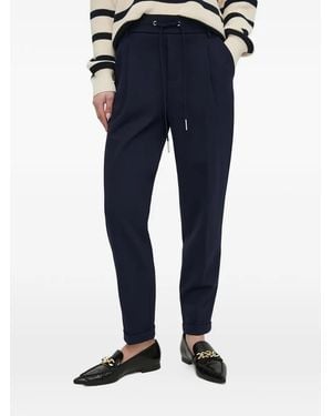 Benetton Bundfaltenhose mit Kordelzug - Blau