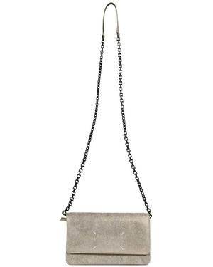Maison Margiela Medium Four Stitch Chain-Strap Shoulder Bag - Natural