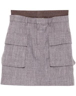 BLAKLACE Cargo Skirt - Purple