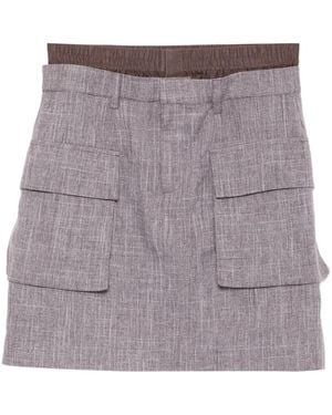 BLAKLACE Cargo Skirt - Purple
