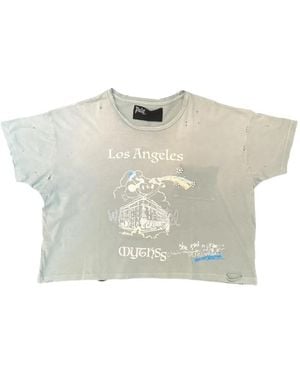 PALY Camiseta Mythss Con Efecto Envejecido - Blanco