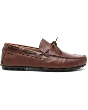 Barbour Mocassini Da Barca Courage - Marrone