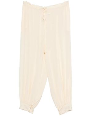 Chloé Pantaloni Con Coulisse - Neutro