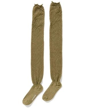 PERVERZE Melted Stitches Spark Socks - Metallic