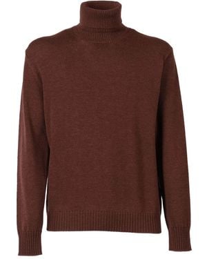 Ballantyne Turtleneck Sweater - Brown