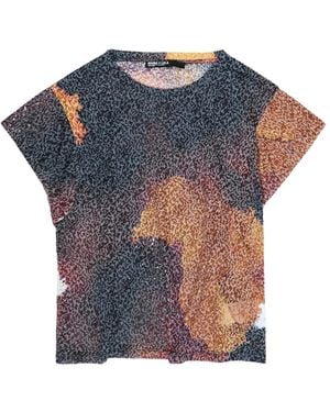 Bimba Y Lola Printed Short-Sleeve T-Shirt - Blue