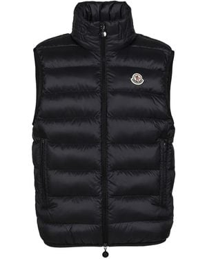 Moncler キルティング ベスト - ブラック