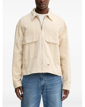 Dickies Fort Smith Zip-Up Pocket Overshirt - Blue