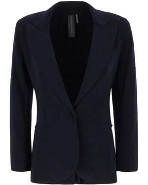 Norma Kamali Single-Breasted Jacket - Blue