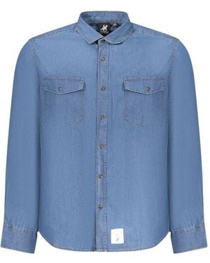 U.S. Grand Button-Up Denim Shirt - Blue