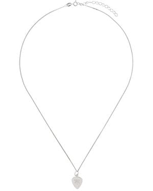 True Rocks Logo-Engraved Pendant Necklace - Multicolour