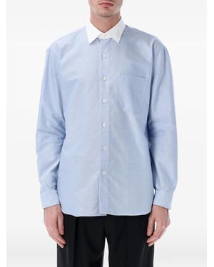 Salvatore Piccolo Camicia Alberto Con Taschino - Blu