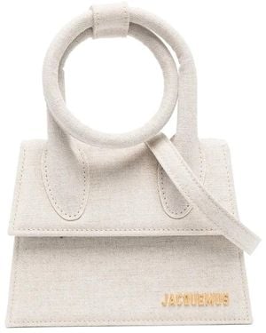 Jacquemus Le Chiquito Noeud ハンドバッグ - ホワイト