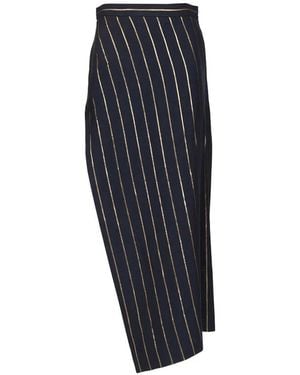 Vivienne Westwood Striped Button Skirt - Blue