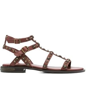 Ash Pacha Stud-Embellished Sandals - Natural