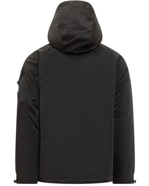 C.P. Company Lightweight Hooded Jacket - Black