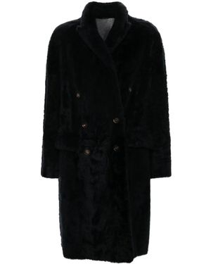 Brunello Cucinelli Cappotto Doppiopetto - Nero
