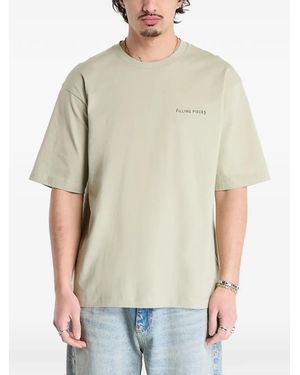 Filling Pieces Logo-Print Short-Sleeve T-Shirt - Natural