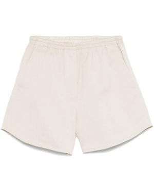 forte_forte Mercerized Cotton Twill Shorts Clothing - Natural
