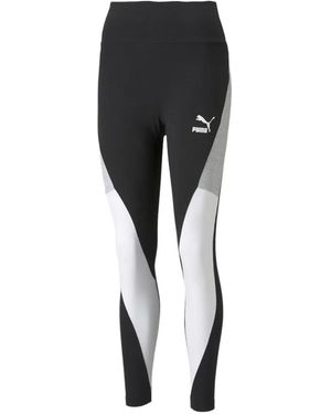PUMA Clsx High-Waist Leggings - Black