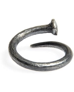 Detaj Nail Matte-Finish Ring - White