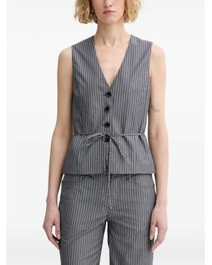 Rag & Bone Paulette Waistcoat - Gray