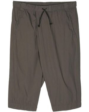 Transit Drop-Crotch Cotton Shorts - Gray
