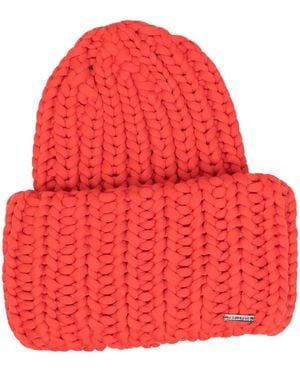 DSquared² Chunky Knit Beanie - Red