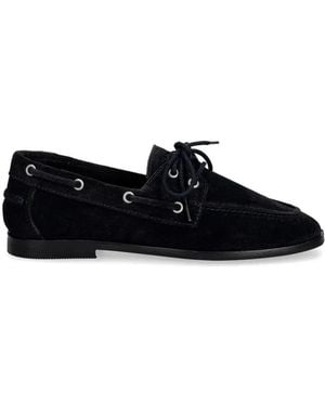 GANT Gimble Suede Loafers - Black