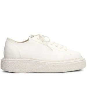 Maison Mihara Yasuhiro Baskets Mark À Plateforme - White