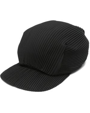Pleats Please Issey Miyake Pleated Hat - Black