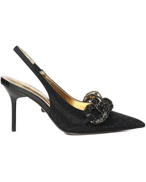 Kurt Geiger Chain Embellished Heeled Pumps - Black