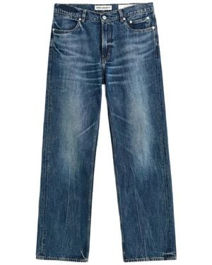 Our Legacy Carlson Cut Faded Trousers - Blue