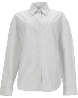 Filippa K Hourglass Striped Shirt - White