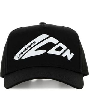 DSquared² Icon Baseball Cap - Black