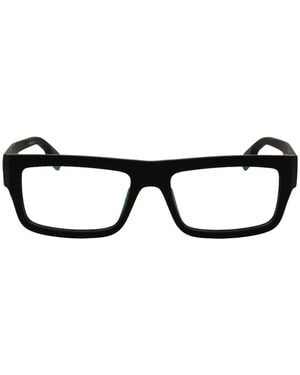 Canada Goose Lunettes De Vue À Monture Rectangulaire - Black