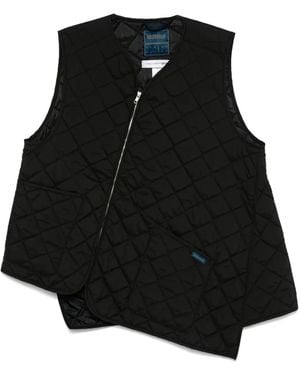 Comme des Garçons Gilet À Design Asymétrique - Noir