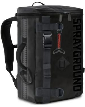 Sprayground Logo-Debossed Backpack - Black