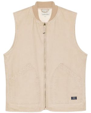 Impure Zip-Up Sleeveless Gilet - Natural
