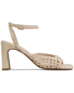 Souliers Martinez Gewebte Sandalen - Weiß
