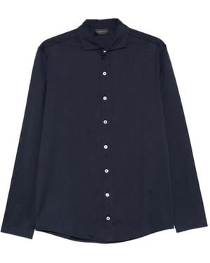 Dondup Long-Sleeve Button-Up Shirt - Blue