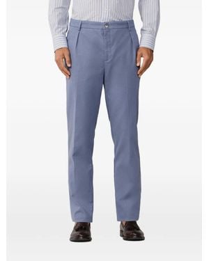 Hackett Sloane Hose Mit Faltendetail - Blau